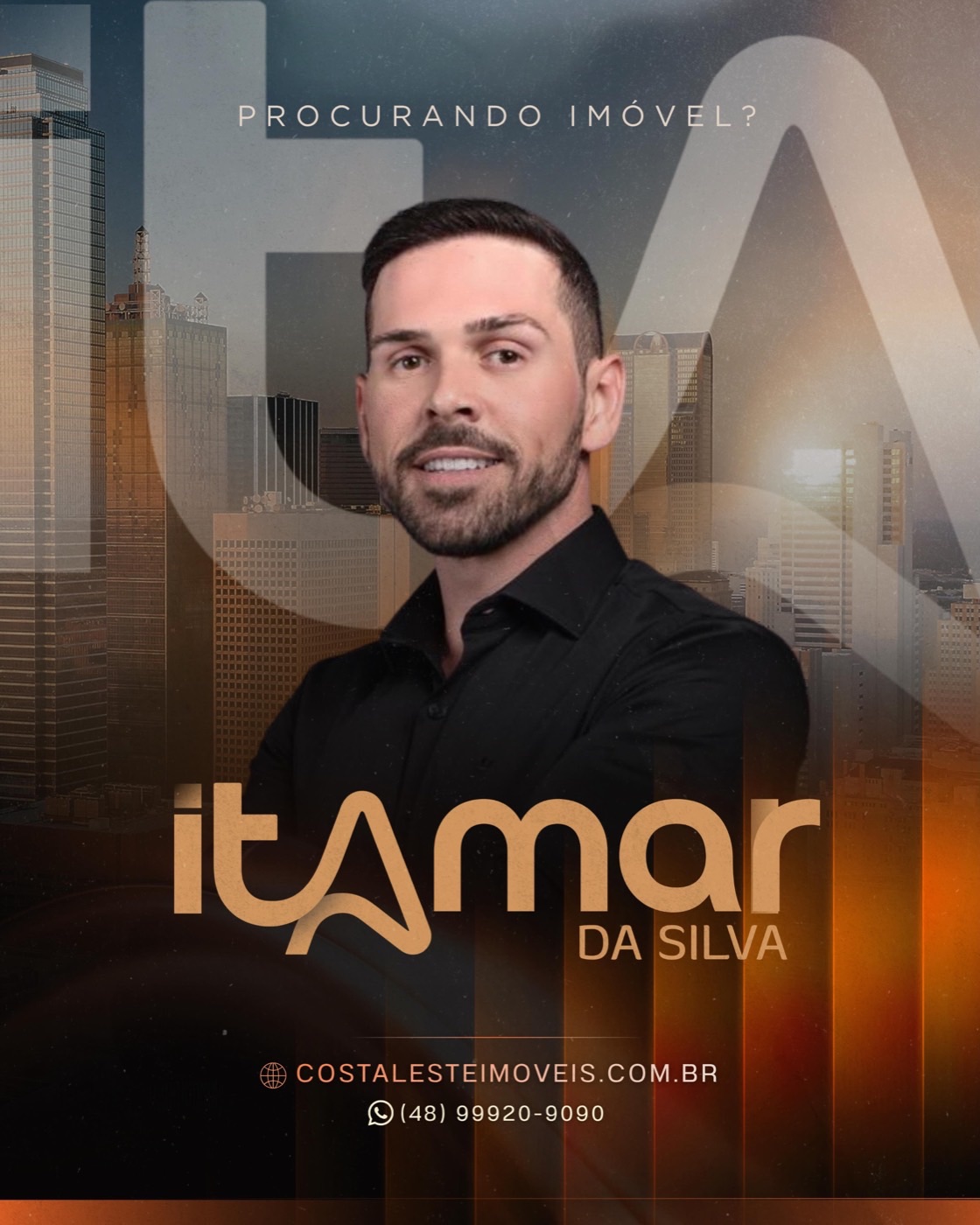 Criativo de social media para o corretor Itamar da Silva